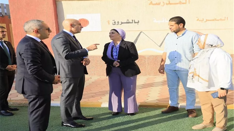 وزير التعليم يتفقد المدرسة المصرية اليابانية بالشروق لمتابعة المنظومة التعليمية بها