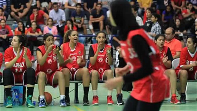 سيدات سلة الأهلى يفزن على الترام فى دورى المرتبط