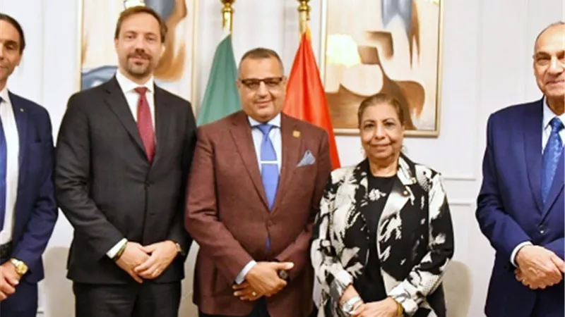 محافظ جنوب سيناء يلتقى القنصل الإيطالى في مصر والوفد المرافق