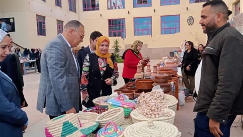 وحدة أيادي مصر بالفيوم تنظم معرضاً للحرف اليدوية والتراثية