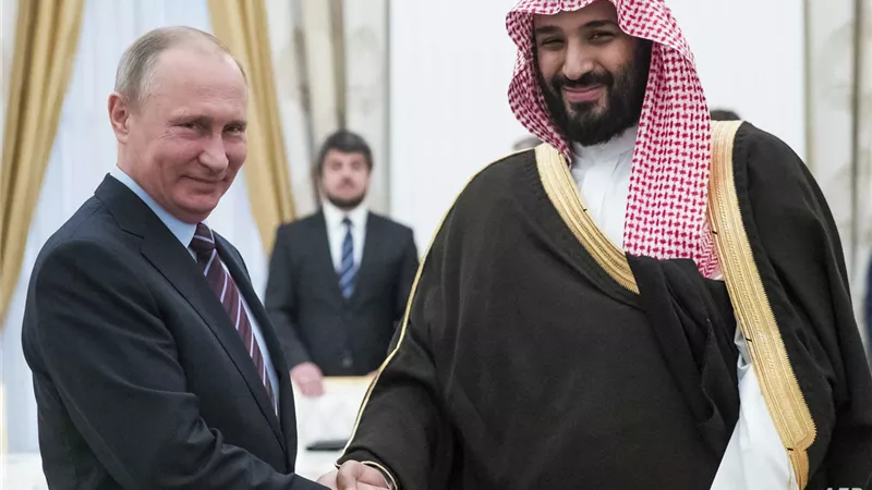 بوتين وبن سلمان يؤكدان على ضرورة حل الصراع الفلسطيني الإسرائيلى