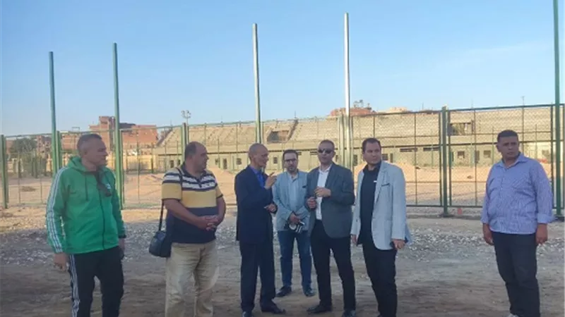 الفرماوي يتفقد الأعمال الإنشائية بمركز التنمية الشبابية بكفر شكر