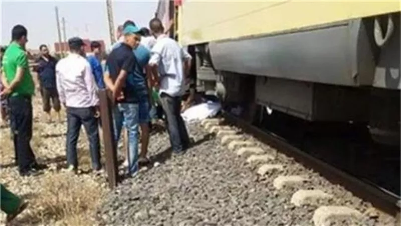 مصرع شابة مجهولة الهوية سقط من قطار بالدقهلية