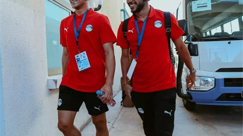 حافلة منتخب مصر تصل لملعب المباراة لمواجهة كاب فيردي