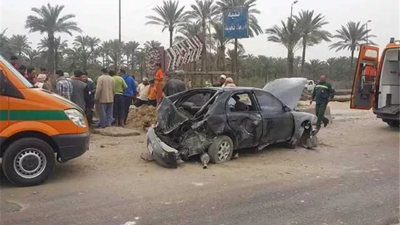 إصابة 6 بينهم 4 سوريين في تصادم ملاكى مع اخرى بالدقهلية