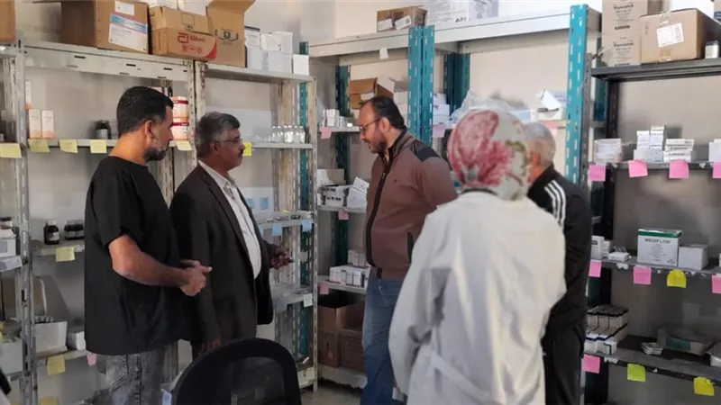 وكيل صحة شمال سيناءيتابع أعمال رفع كفاءةمرافق مستشفى الشيخ زويد