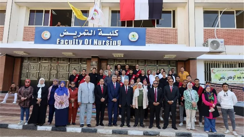 رئيس جامعة المنيا يستقبل الملحق الثقافي للسفارة الأمريكية