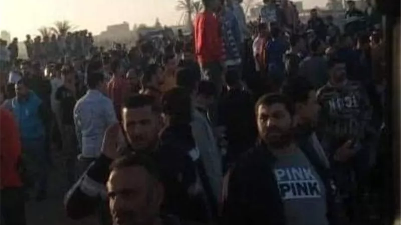 قطع طريق المطرية بورسعيد .. بسبب حادث أتوبيس