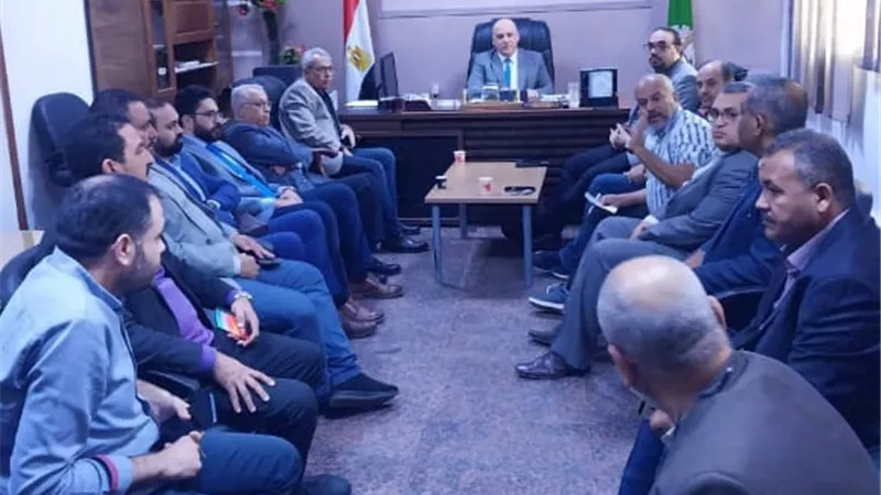 الشلقاني يناقش نقاط مهمة مع مديري المستشفيات الغير تابعة لصحة القليوبية