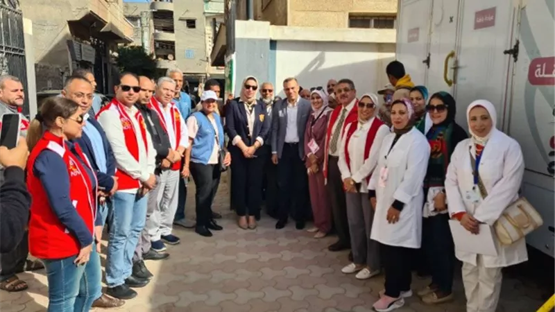 قافلة طبية بوحدة صحة الشروق بدمنهور