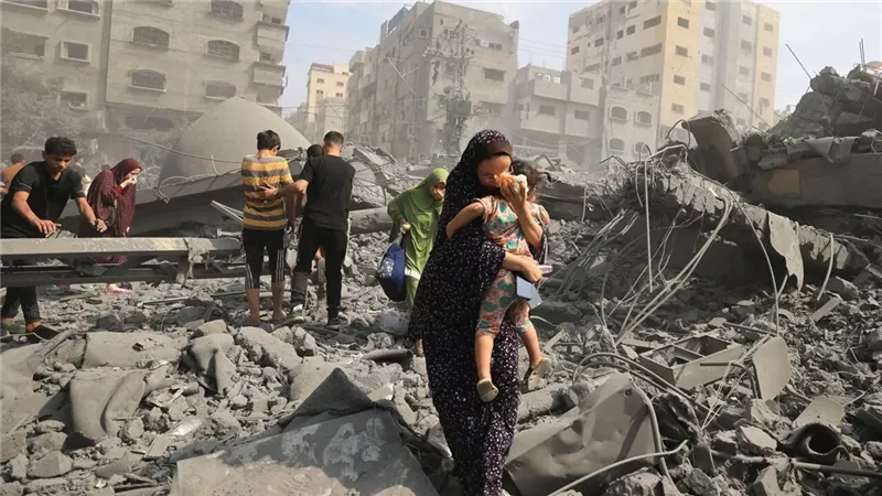الظروف غير إنسانية فى المناطق المحاصرة بقطاع غزة