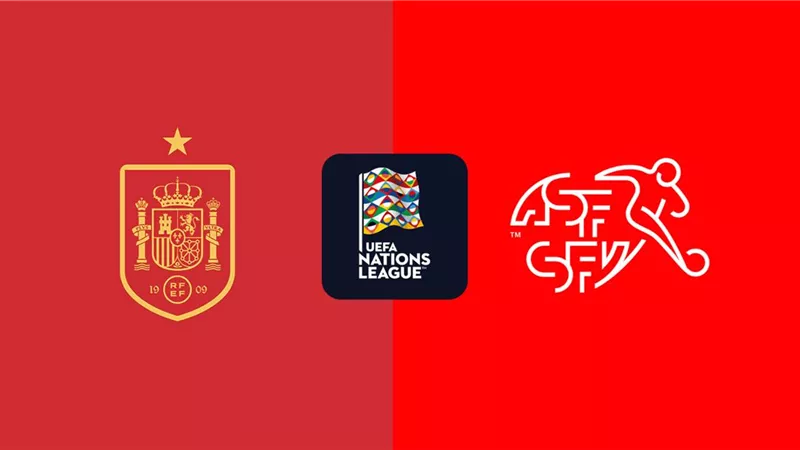 موعد مباراة إسبانيا وسويسرا بدوري الأمم الأوروبية والقناة الناقلة