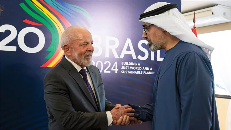 ولي عهد أبوظبي يبحث مع الرئيس البرازيلي سبل تعزيز التعاون الثنائي