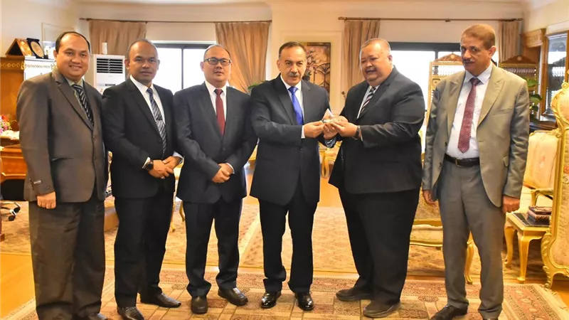 محافظ أسيوط يستقبل الوزير المفوض لسفارة إندونيسيا بالقاهرة