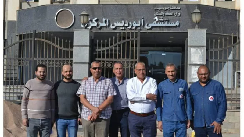 الكشف على 779 مواطنا بقافلة السلام الدولى بمستشفي ابو رديس