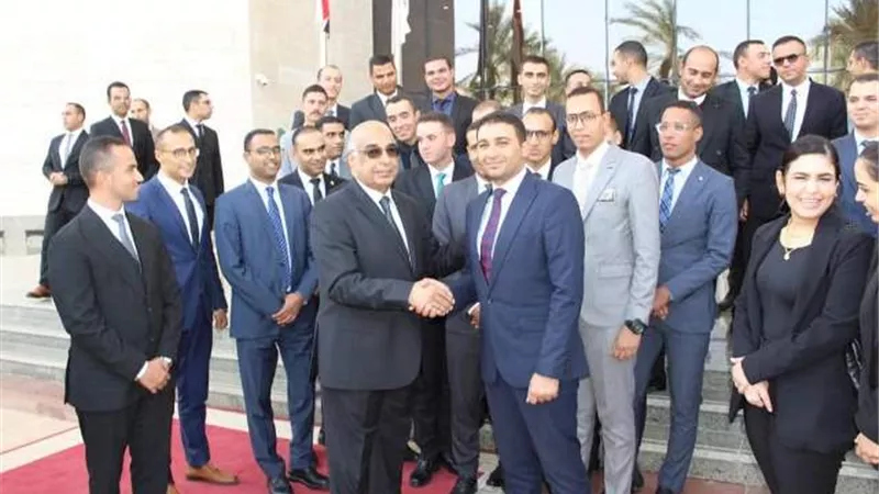 أعضاء النيابة الإدارية الجدد فى زيارة إلى وزارة العدل بالعاصمة الإدارية الجديدة.. صور