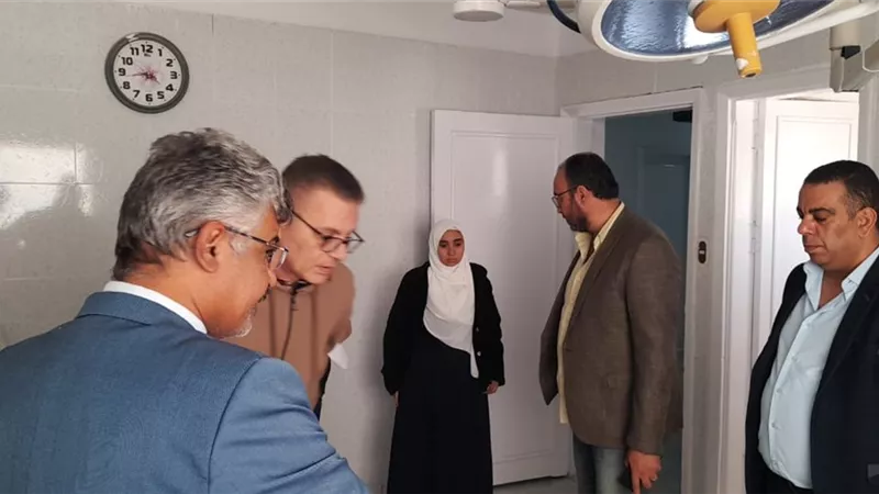 وكيل وزارة الصحة يجرى زيارة مفاجئة لمستشفى الشيخ زويد المركزى