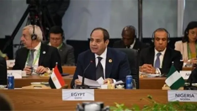 الرئيس يعلن انضمام مصر للتحالف العالمى لمكافحة الفقر والجوع
