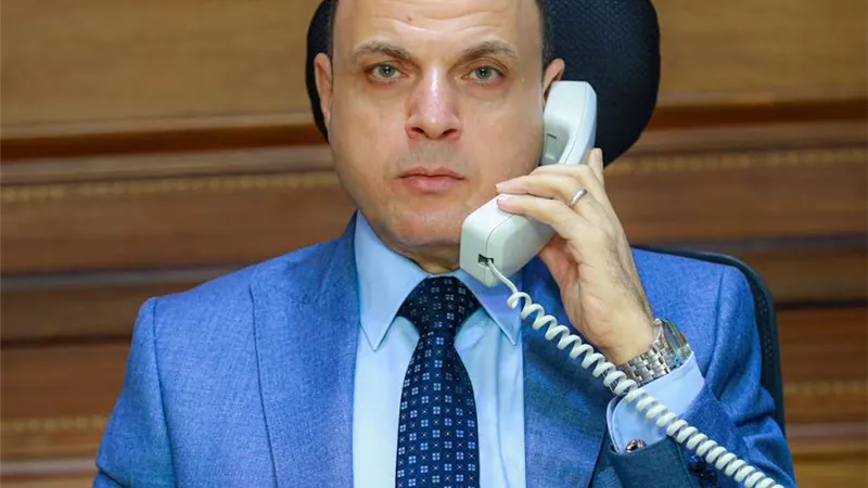 محافظ كفر الشيخ ينعي اللاعب محمد شوقي