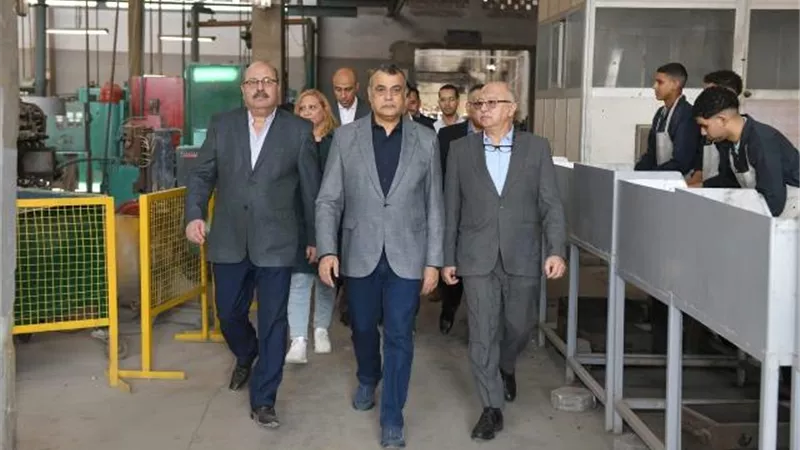 وزير الإنتاج الحربي يتفقد 