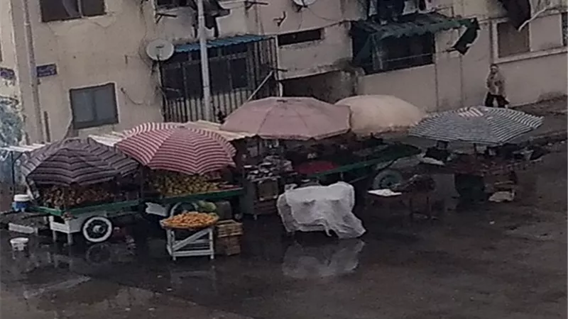 هبوب الرياح الشديدة وهطول الأمطار الغزيرة على محافظة بورسعيد