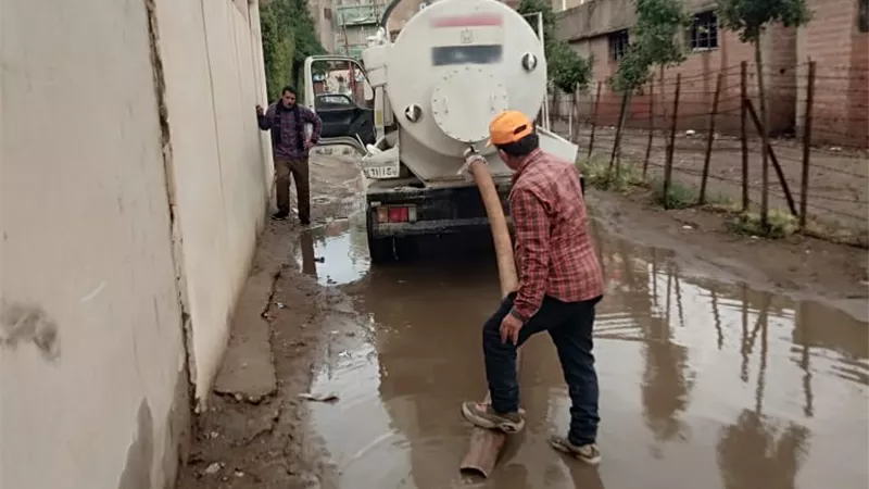 بعد تعطلها بكفر الدوار: محطة صرف الحدائق تستأنف عملها