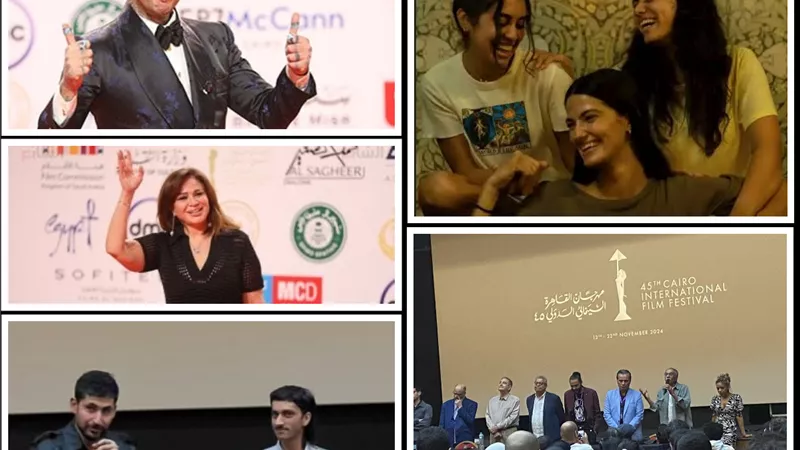 الفنانون يتوافدون علي مشاهدة أفلام القاهرة السينمائي
