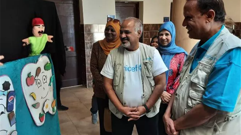 اليونيسيف يتابع أنشطة برنامج صحتنا فى بيئتنا فى مدارس الأقصر