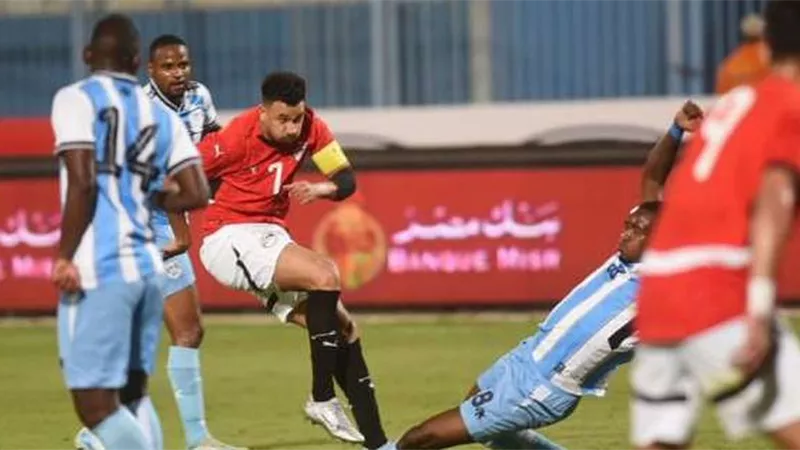 التعادل الإيجابي يحسم الشوط الأول بين مصر وبوتسوانا..فيديو