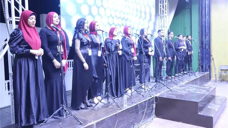 استمرار فعاليات الملتقى الفني الـ22 للشباب بجامعة جنوب الوادي