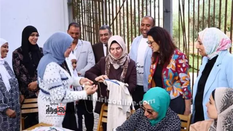 نائب محافظ دمياط ومديرهيئة فولبرايت تتفقدان المدينةالصديقة للنساء
