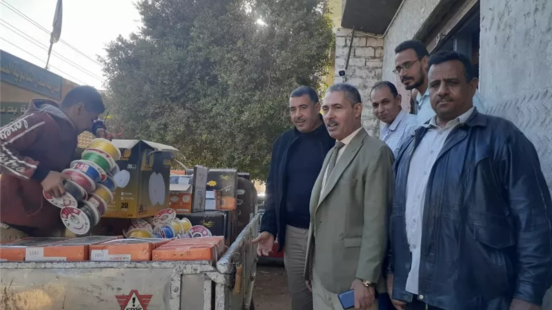 ضبط مخزن بالفتح بداخله كميات كبيرة من الأدوات الكهربائية المقلدة