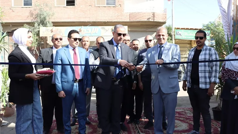 محافظ الفيوم يفتتح محطة صرف صحي دفنو باطسا