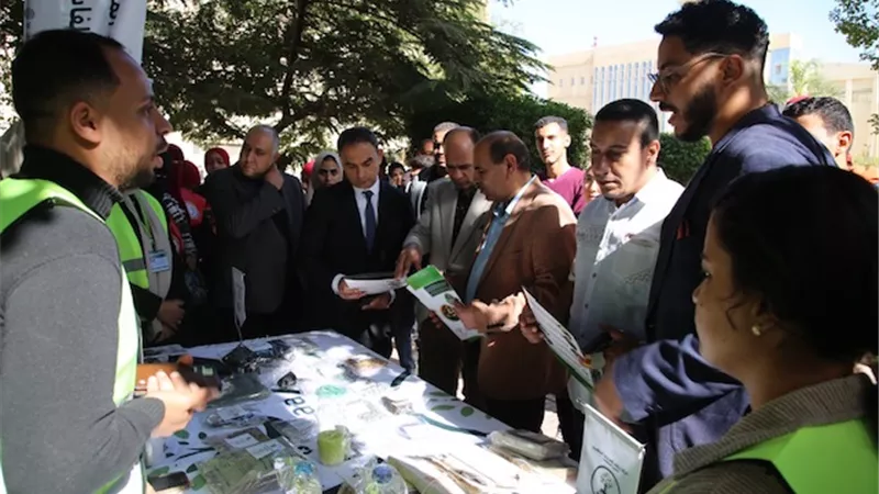 جامعة الفيوم تنظم يوم التوعية البيئية ضمن فعاليات مهرجان الفيوم