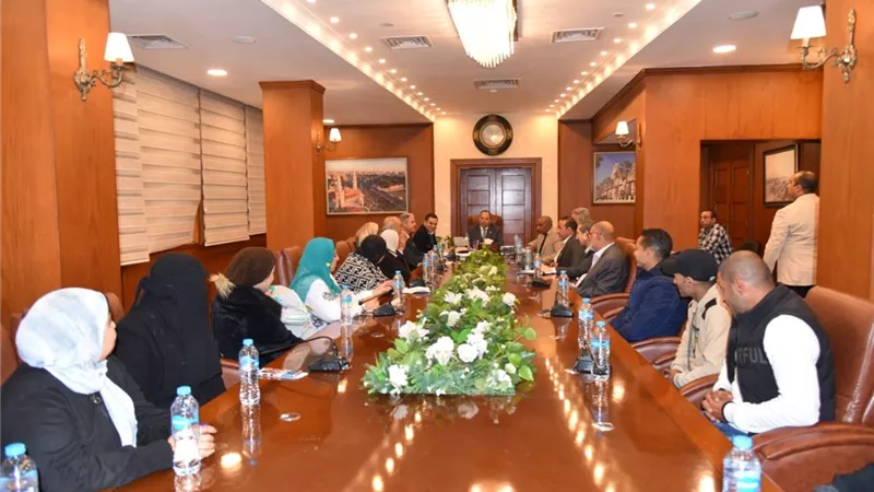 محافظ بورسعيد:حزمة اجراءات لحل مشاكل الأرض الزراعية جنوبا وشرقا