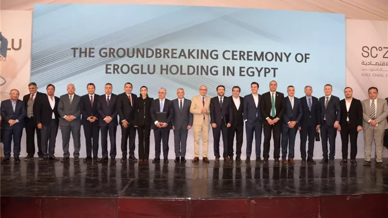 وضع حجرالأساس لمشروع إيروغلو للمنسوجات بالمنطقة الصناعية بالقنطرة