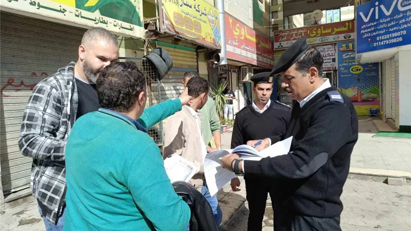 جهاز مدينة ٦ أكتوبر: تنفيذ ٣٣ قرار غلق وتشميع لمحال مخالفة