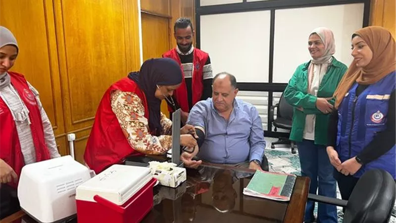 100 مليون صحة قدمت خدمات شاملة لموظفي محافظة الإسماعيلية