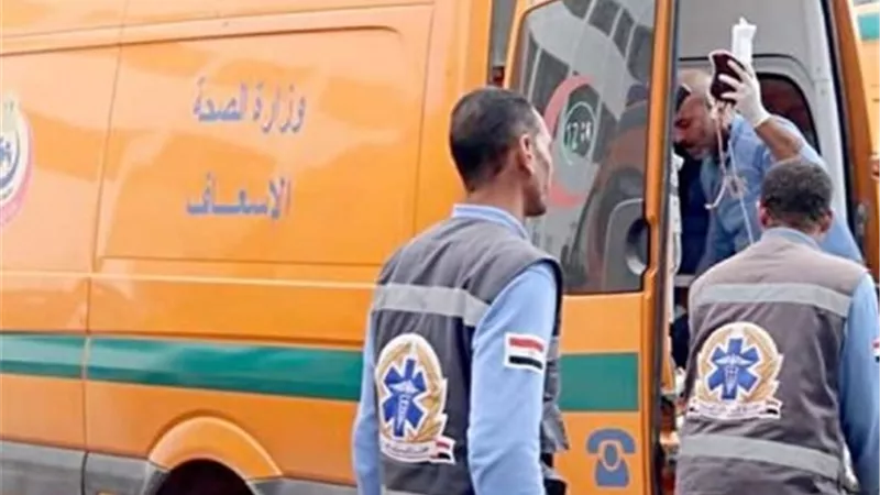 انقلاب سيارة وإصابة شخصين بطريق مصر اسكندرية الزراعي