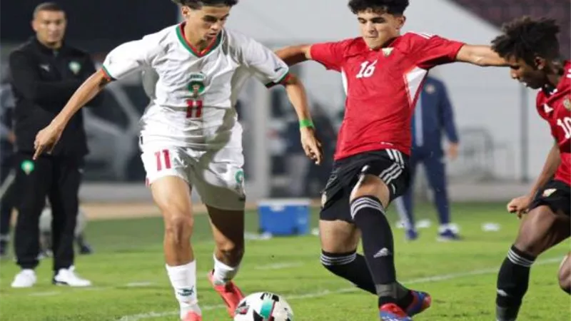 تصفيات شمال أفريقيا تحت 17 عاما .. المغرب تهزم ليبيا بثنائية