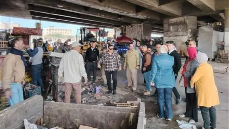 حملة انضباط بشارع الترعة المردومة وكوبرى العوايد شرق الاسكندرية