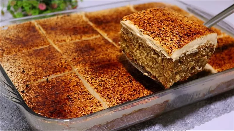 طريقة تحضير كيكة النسكافيه الباردة الشهية