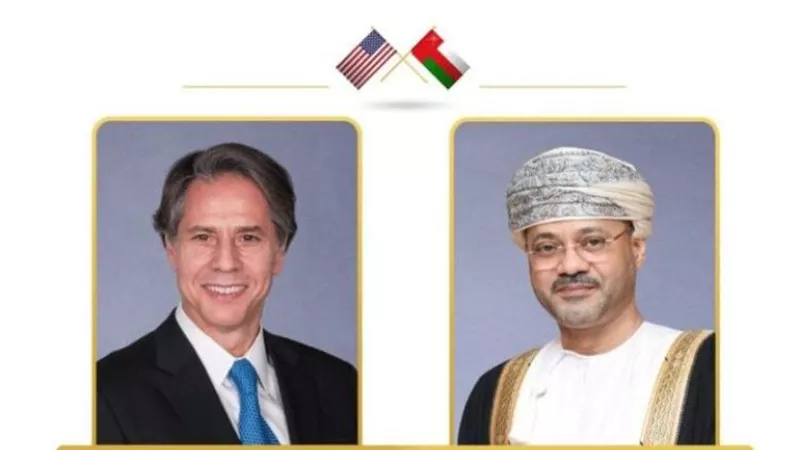 وزير الخارجية العماني يبحث مع نظيره الأمريكي الأوضاع بالمنطقة