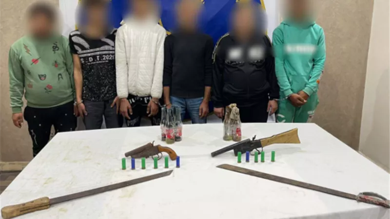 ضبط طرفى مشاجرة بالخرطوش والزجاجات الفارغة بالمرج