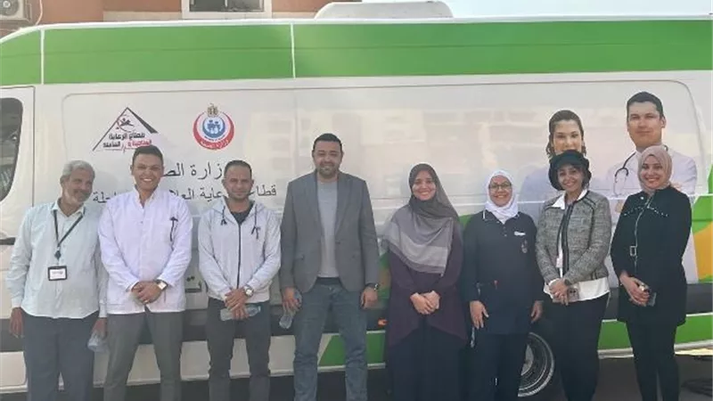 المنطقة الطبية فى بدر تعلن عن أكبر قافلة طبية مجانية بحداق العاصمة صور