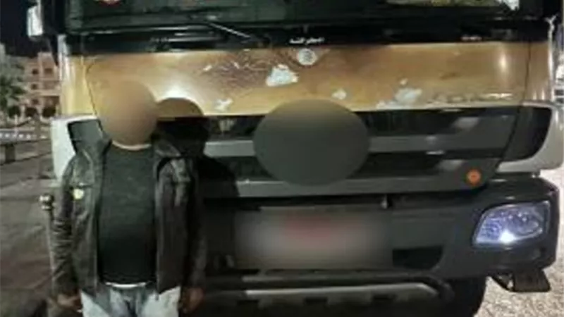 ضبط سائق نقل بمقطورة لسيره عكس الإتجاه بدمياط