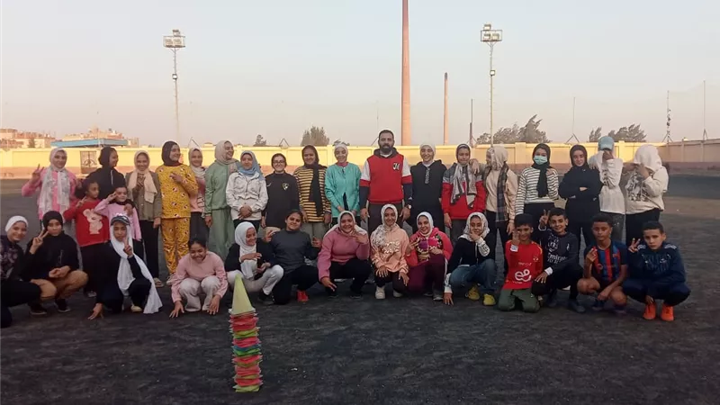 عروض رياضية وخطوات موسيقية بمراكزتدريب اللياقه البدنية بكفر الشيخ