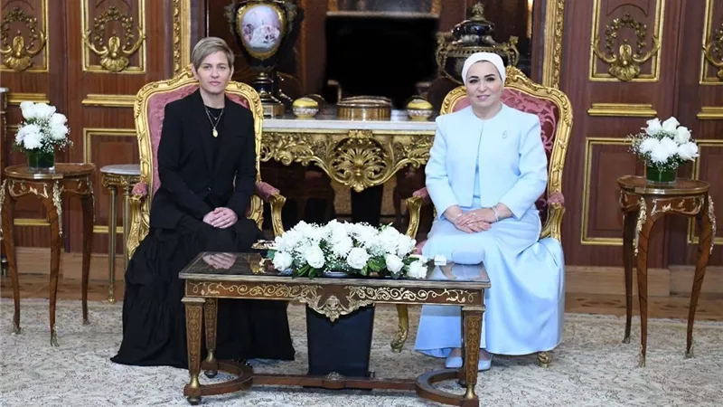 السيدة انتصار السيسي: زيارة قرينة رئيس جمهورية كولومبيا فرصة ثمينة لتعزيز التعاون بين البلدين