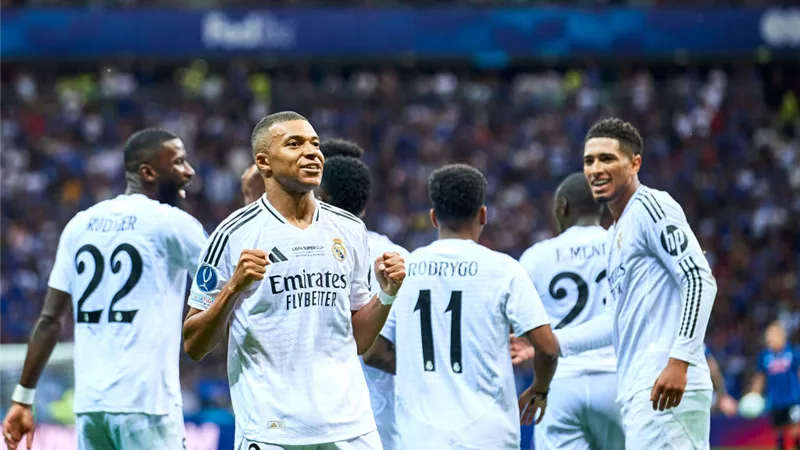 ريال مدريد يحسم الشوط الأول أمام ليجانيس بهدف مبابي