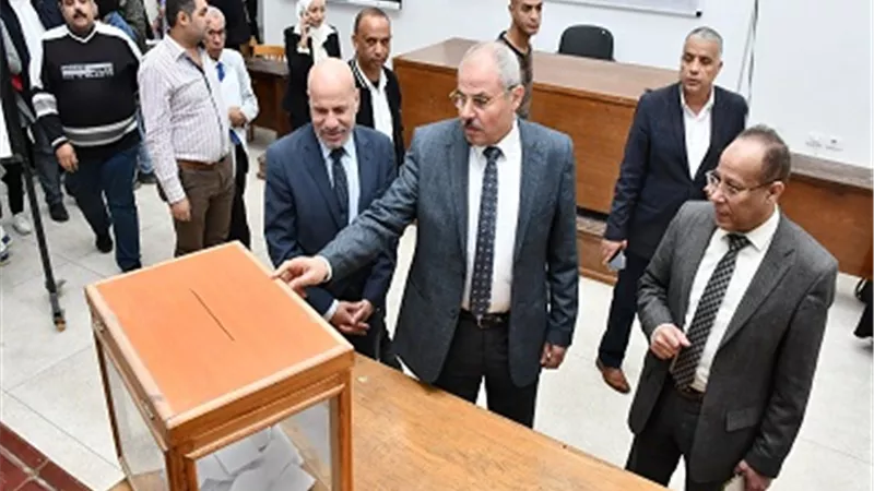 مندور يتفقد مقار اللجان الانتخابية في جولة الإعادة بـ4 كليات